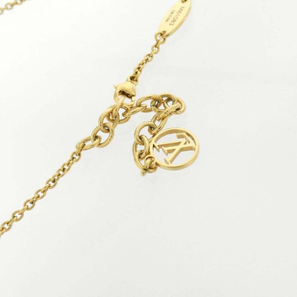 LOUIS VUITTON Gold Necklace - Picture 4 of 5